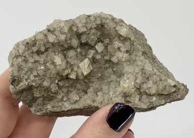 A grey mineral